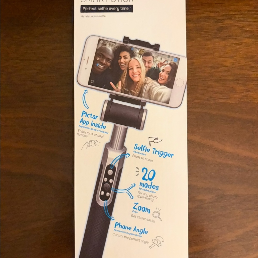 Black Selfie Stick with Phone Holder